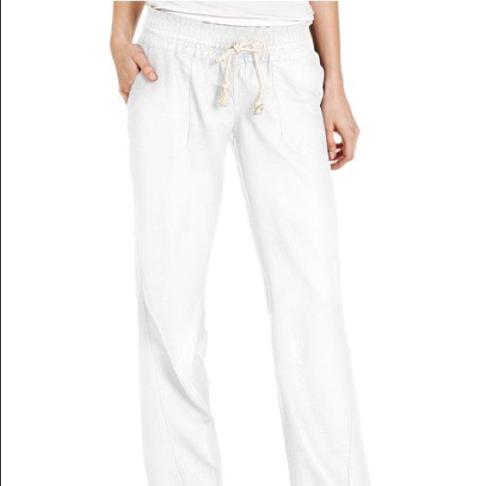 Roxy Oceanside Wide-Leg Drawstring Pants